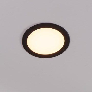 Eglo 31744 - LED Himmennettävä upotettu kylpyhuonevalaisin FUEVA-Z LED/10,5W/230V 2700-6500K IP44 musta