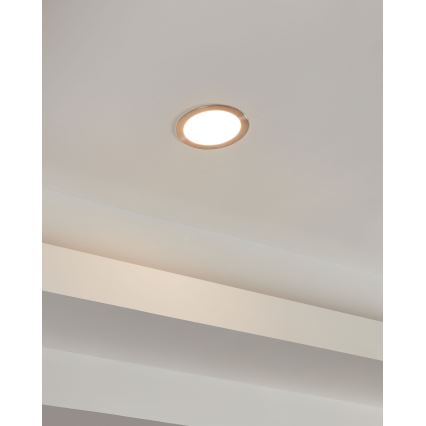 Eglo 31746 - LED Himmennettävä upotettu kylpyhuonevalaisin FUEVA-Z LED/10,5W/230V 2700-6500K IP44 kromi