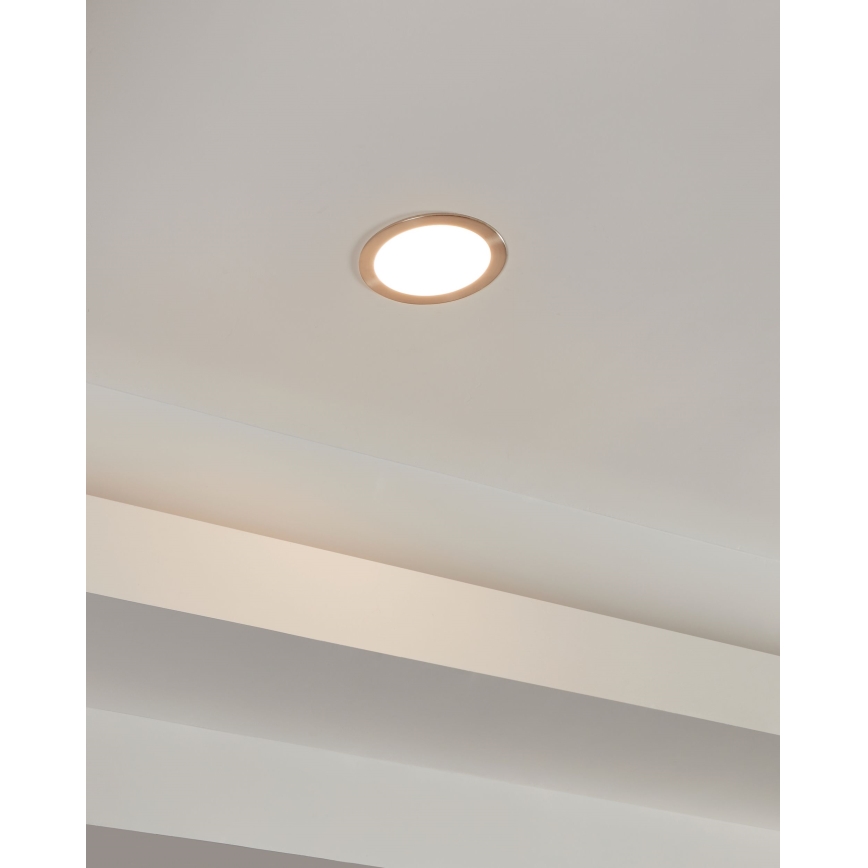 Eglo 31746 - LED Himmennettävä upotettu kylpyhuonevalaisin FUEVA-Z LED/10,5W/230V 2700-6500K IP44 kromi