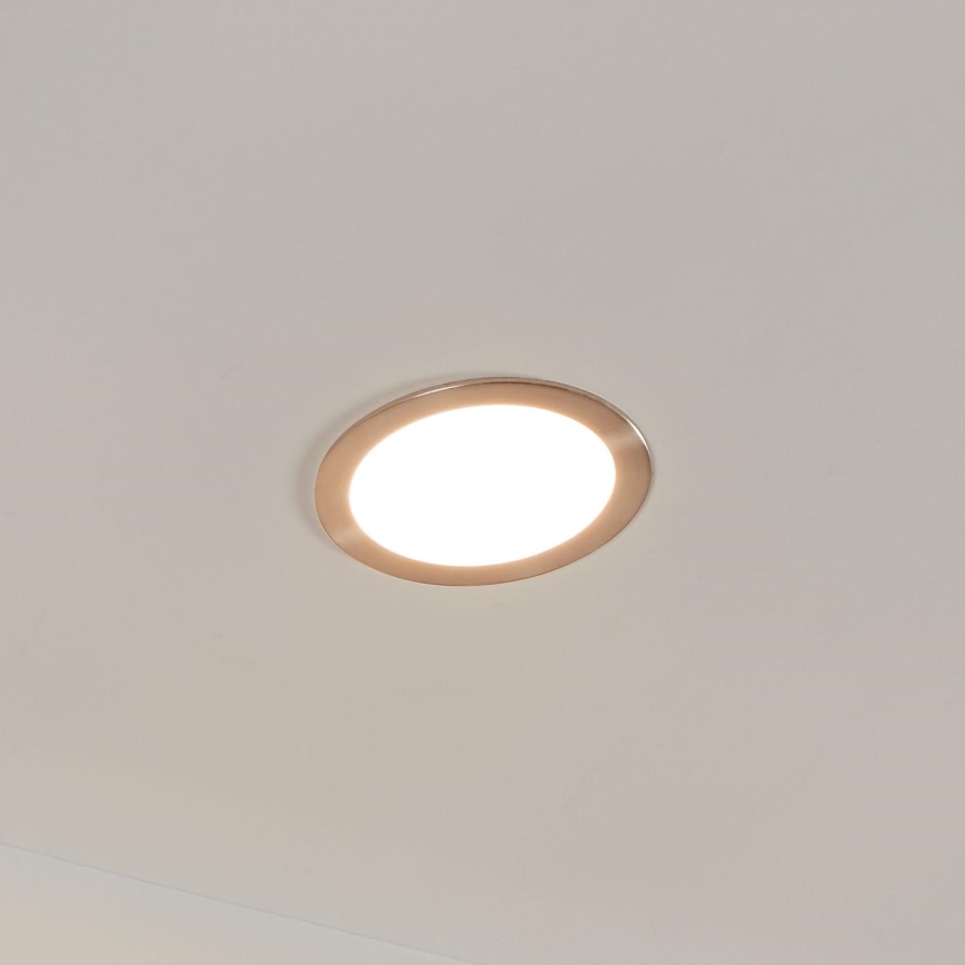 Eglo 31746 - LED Himmennettävä upotettu kylpyhuonevalaisin FUEVA-Z LED/10,5W/230V 2700-6500K IP44 kromi