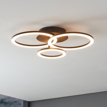 Eglo 31771 - Himmennettävä LED-kattovalaisin PARRAPOS-Z LED/33W/230V 3000-6500K musta