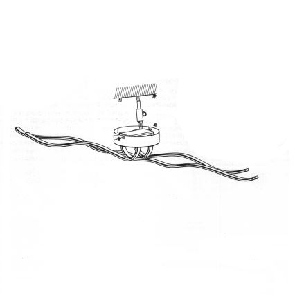 Eglo 31996 - LED-kattovalaisin RONCADE LED/40W/230V