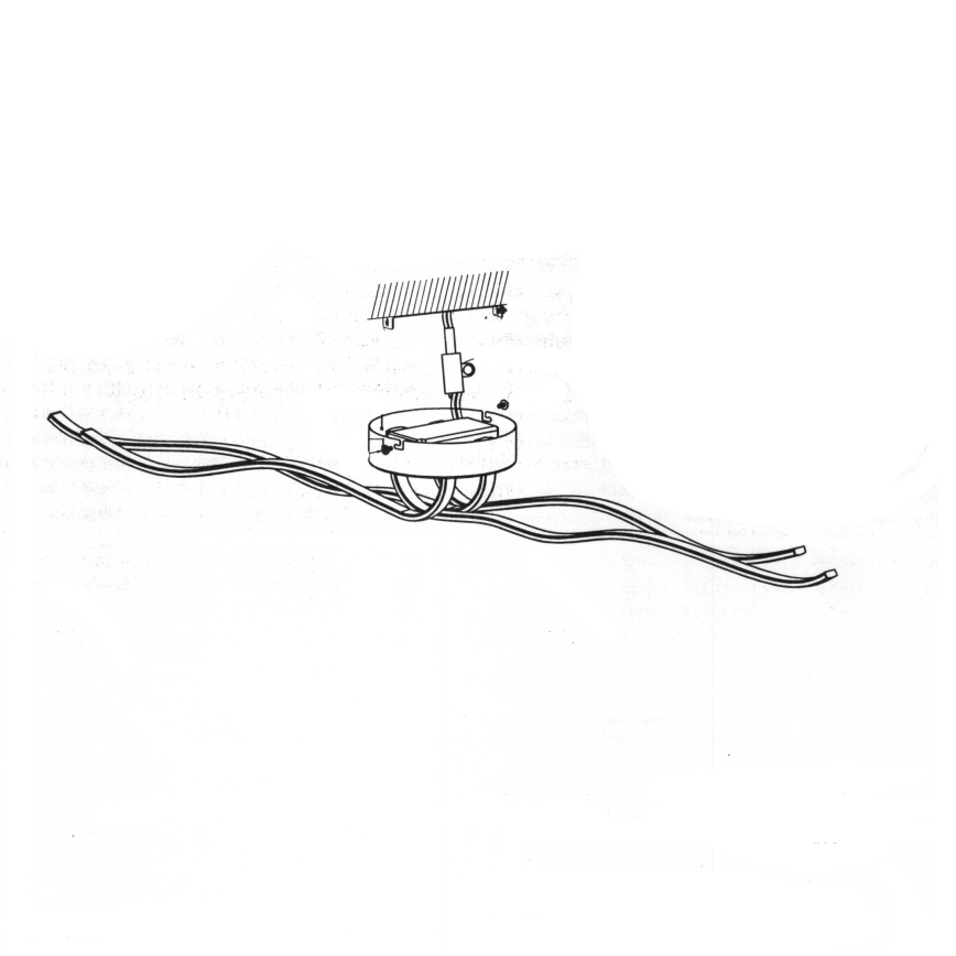 Eglo 31996 - LED-kattovalaisin RONCADE LED/40W/230V