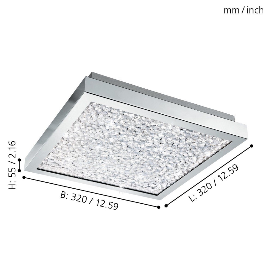 Eglo 32025 - LED-kattovalaisin CARDITO LED/16W/230V