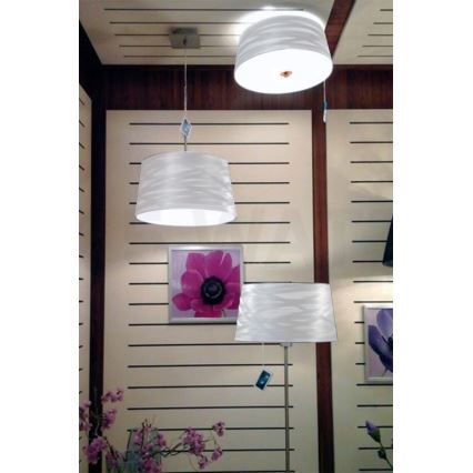 Eglo 32111- LED-kattovalaisin FONSEA 1 2xE27/9W/230V hopea/kupari