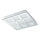 Eglo 32455 - LED-kattovalaisin PALLANTE LED/33W/230V 4000K mattakromi