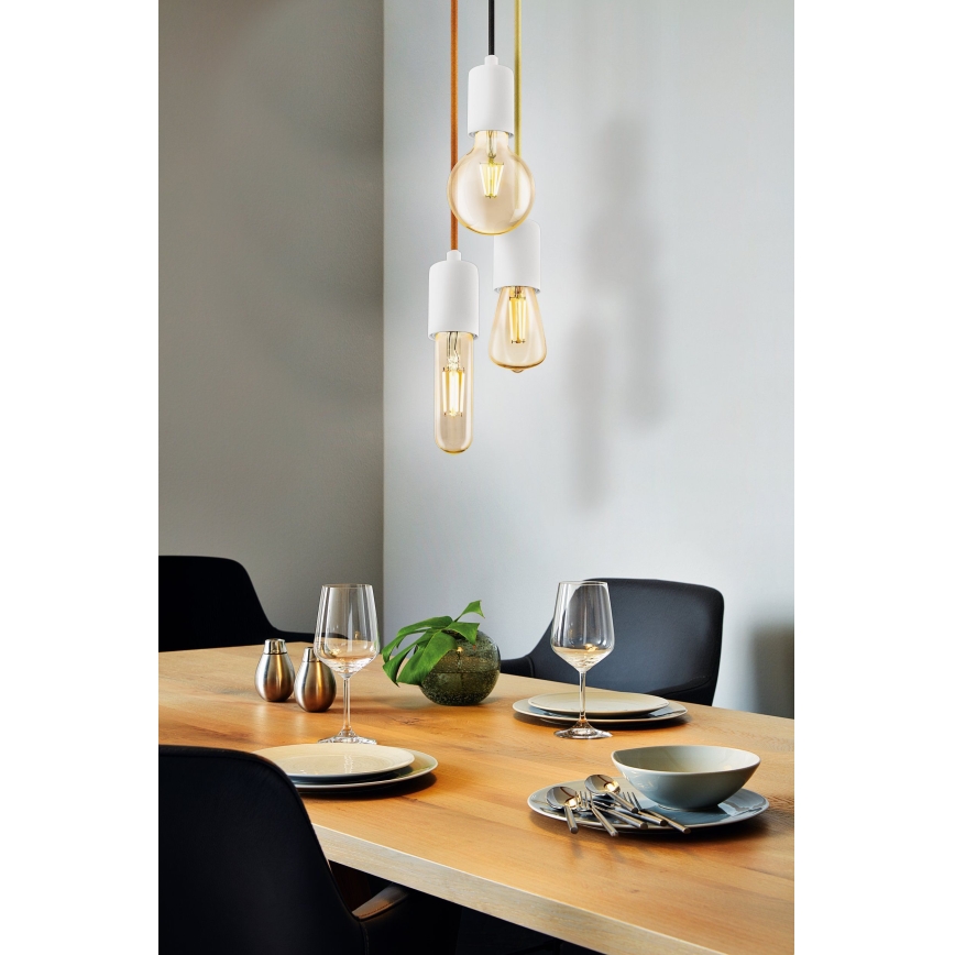 Eglo 32528 - Kattokruunu narulla YORTH 1xE27/60W/230V
