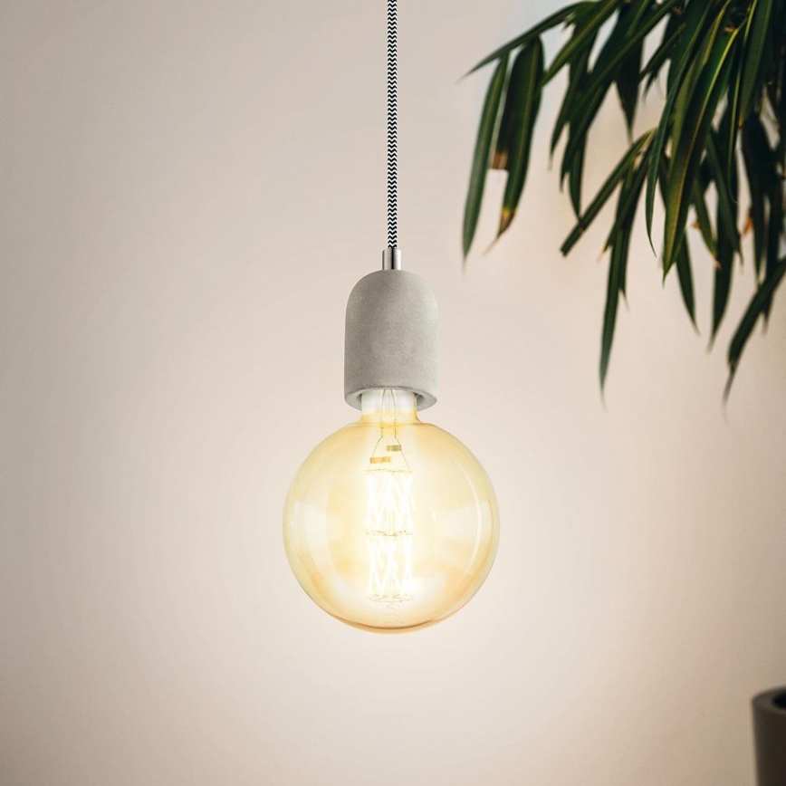 Eglo 32531 - Kattokruunu narulla YORTH 1xE27/60W/230V
