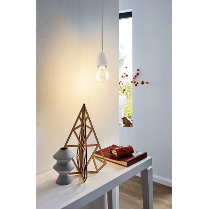 Eglo 32531 - Kattokruunu narulla YORTH 1xE27/60W/230V