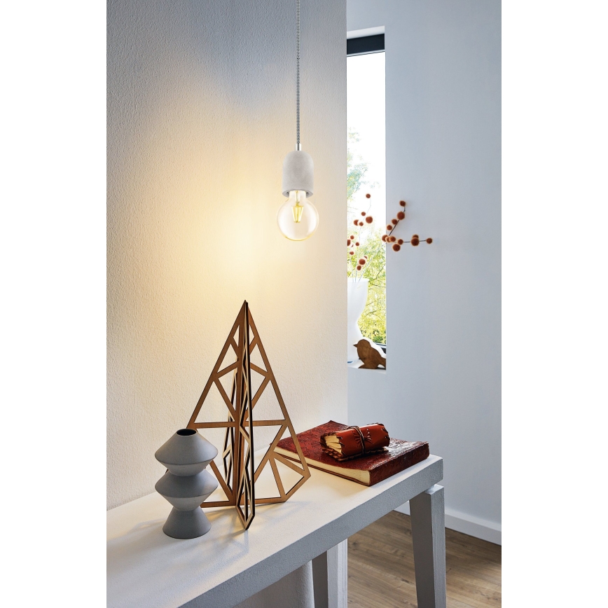 Eglo 32531 - Kattokruunu narulla YORTH 1xE27/60W/230V