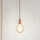 Eglo 32539 - Kattokruunu narulla YORTH 1xE27/60W/230V