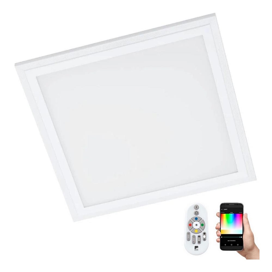 Eglo 32546 - LED RGBW Himmennettävä kattovalo SALOBRENA-C LED/16W/230V 2700-6500K 30x30 cm valkoinen