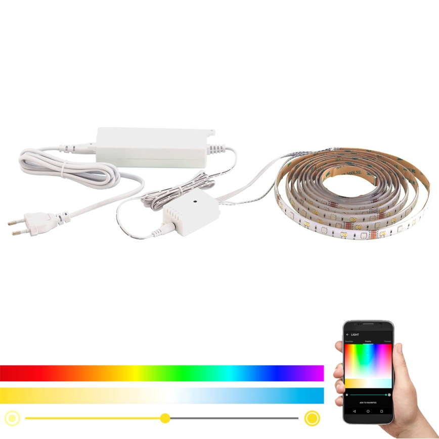 Eglo - LED-nauha 5m STRIPE-C LED-RGB/19W/230V