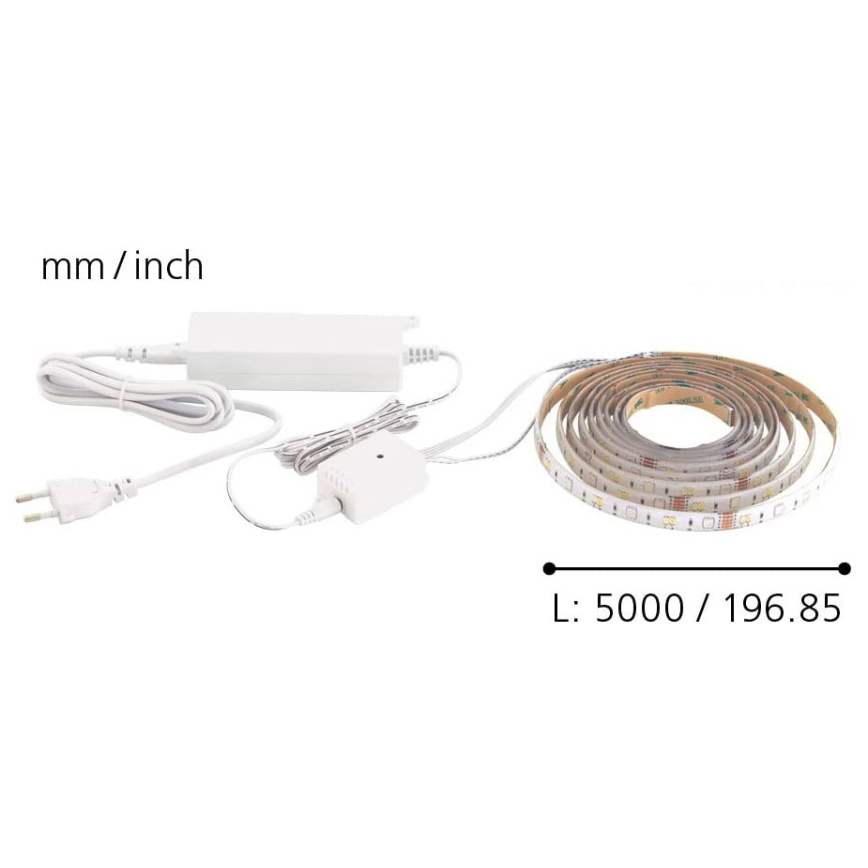 Eglo - LED-nauha 5m STRIPE-C LED-RGB/19W/230V