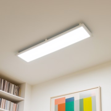Eglo 32734 - LED RGBW Himmennettävä kiinteä/upotettu panel 2in1 SALOBRENA-C LED/34W/230V valkoinen + kauko-ohjaus