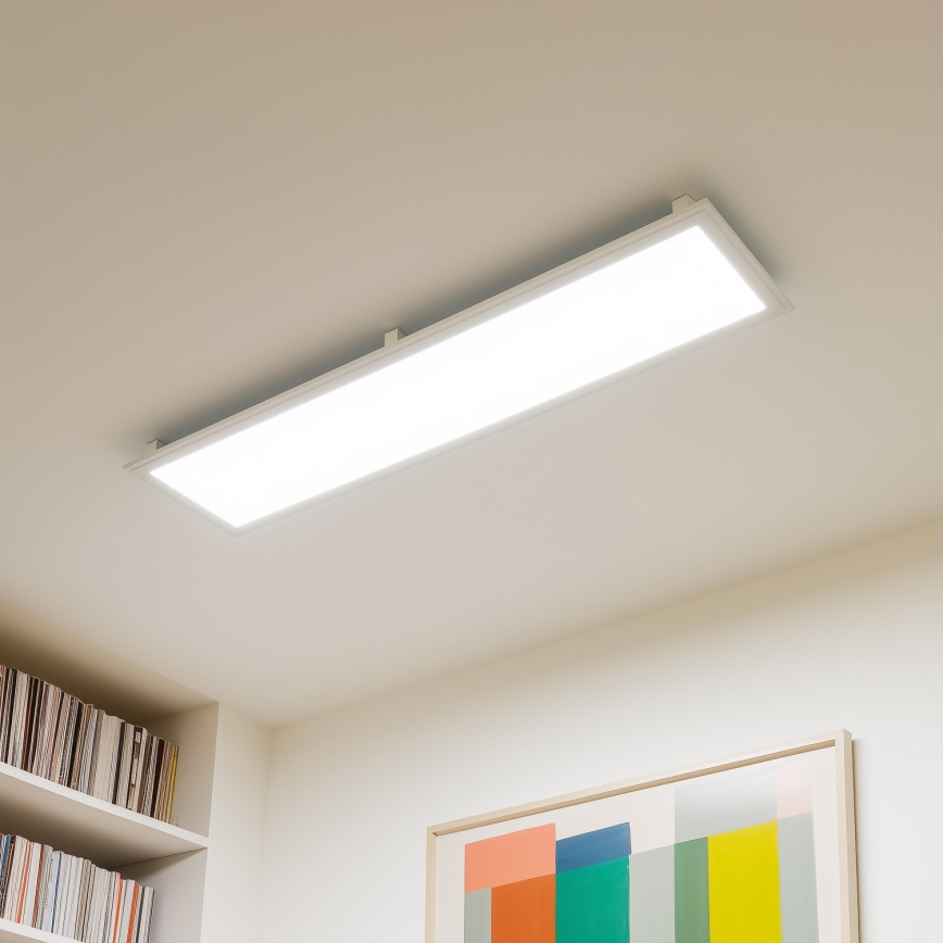 Eglo 32734 - LED RGBW Himmennettävä kiinteä/upotettu panel 2in1 SALOBRENA-C LED/34W/230V valkoinen + kauko-ohjaus