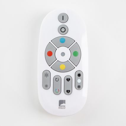 Eglo 32734 - LED RGBW Himmennettävä kiinteä/upotettu panel 2in1 SALOBRENA-C LED/34W/230V valkoinen + kauko-ohjaus