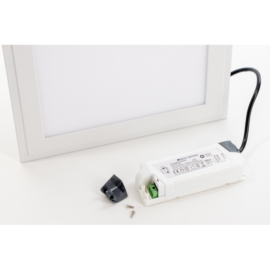 Eglo 32734 - LED RGBW Himmennettävä kiinteä/upotettu panel 2in1 SALOBRENA-C LED/34W/230V valkoinen + kauko-ohjaus