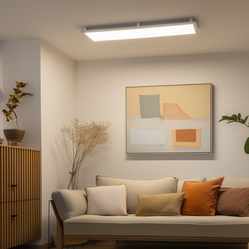 Eglo 32734 - LED RGBW Himmennettävä kiinteä/upotettu panel 2in1 SALOBRENA-C LED/34W/230V valkoinen + kauko-ohjaus