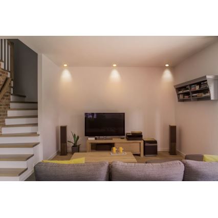 Eglo - LED RGB Himmennettäväupotettava kattovalaisin FUEVA-C LED/10,5W/230V