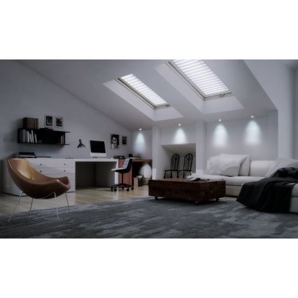 Eglo - LED RGB Himmennettävä upotettava kattovalaisin FUEVA-C LED/10,5W/230V