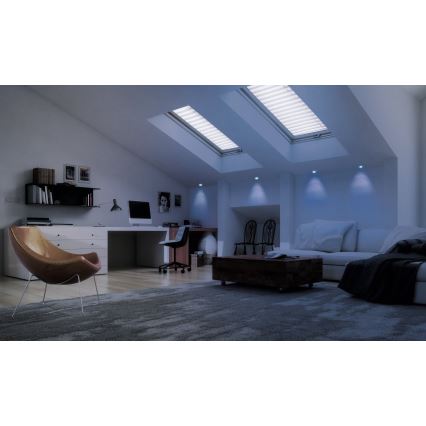Eglo - LED RGB Himmennettävä upotettava kattovalaisin FUEVA-C LED/10,5W/230V