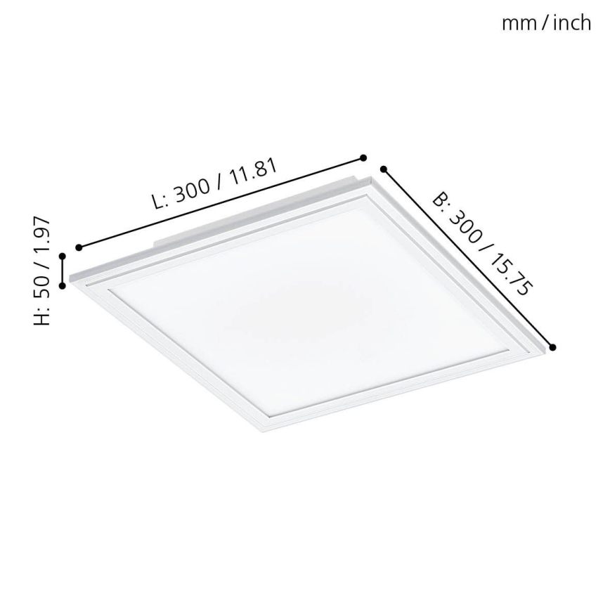 Eglo 32812 - LED-kattopaneeli SALOBRENA LED/16W/230V
