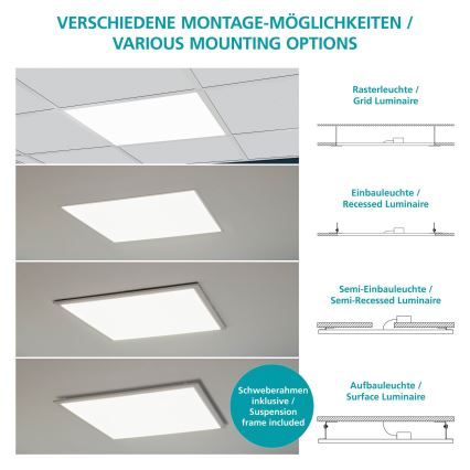 Eglo - LED-kattovalaisin LED / 40W / 230V