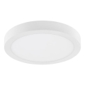 Eglo 32815 - LED-himmennettävä kattovalaisin FUEVA LED/21W/230V 3000–6500K, halkaisija 30 cm, valkoinen + kaukosäädin