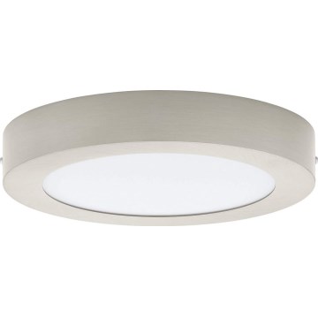 Eglo 32817 - Himmennettävä LED-kattovalaisin FUEVA LED/21W/230V 3000–6500 K Ø 30 cm mattakromi + kaukosäädin
