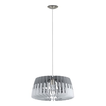 Eglo 32826 - Kattokruunu ARTANA 1xE27/60W/230V harmaa 480mm