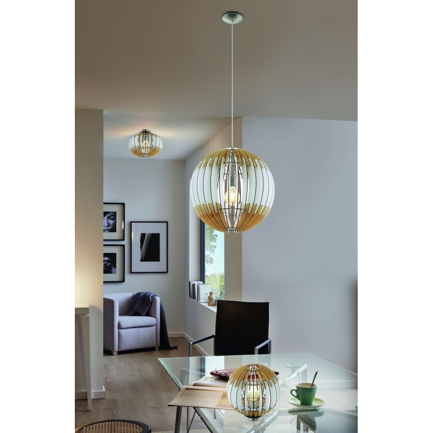 Eglo 32846 - Kattokruunu OLMERO 1xE27 / 60W / 230V