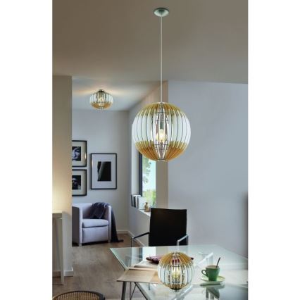 Eglo 32848 - Pöytävalaisin OLMERO 1xE27 / 60W / 230V