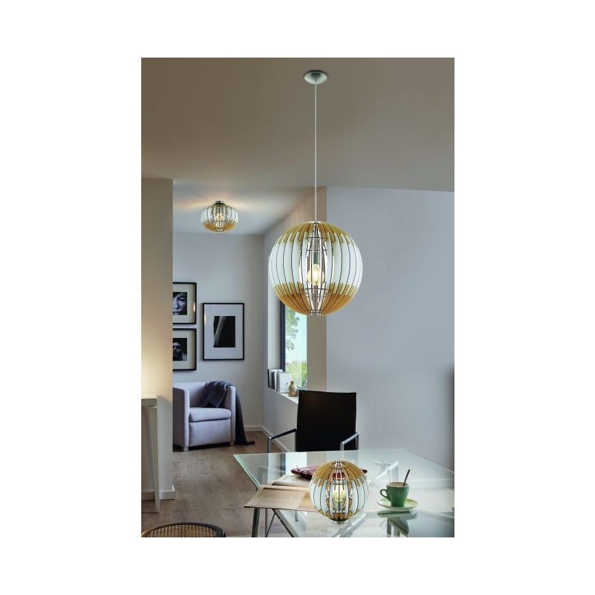 Eglo 32848 - Pöytävalaisin OLMERO 1xE27 / 60W / 230V