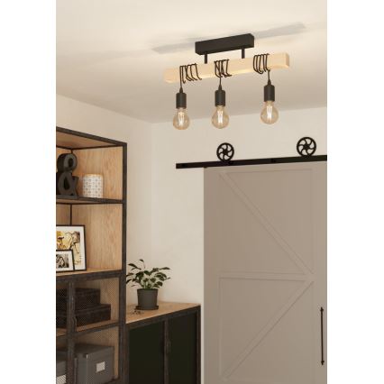Eglo 32915 - Kiinteä kattokruunu TOWNSHEND 3xE27/60W/230V