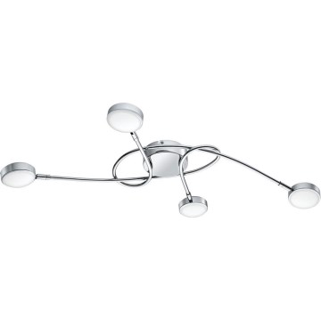 Eglo 32996 - LED-pinnalle asennettava kattovalaisin SALTO 4xLED/5,4W/230V kiiltävä kromi