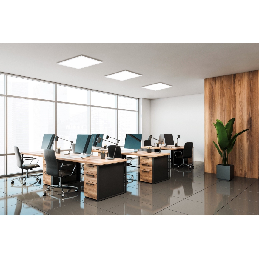 Eglo - Himmennettänä LED-paneeli LED-RGBW/21W/230V + kauko-ohjaus