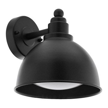 Eglo 33143 - Ulkoseinävalaisin AIROLA 1xE27/40W/230V musta IP44