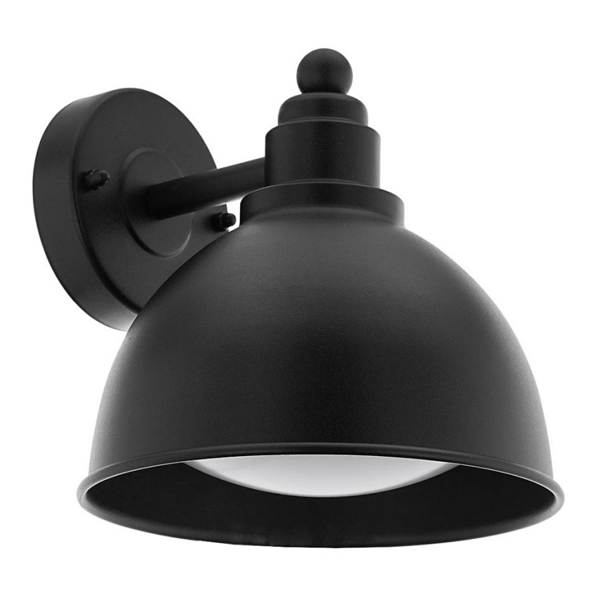Eglo 33143 - Ulkoseinävalaisin AIROLA 1xE27/40W/230V musta IP44
