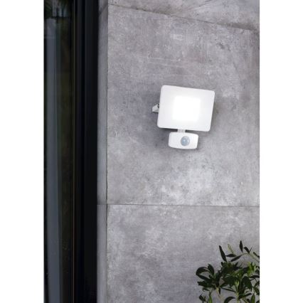 Eglo 33157 - LED-valonheitin anturilla FAEDO 3 LED/20W/230V IP44