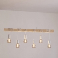 Eglo 33165 - Kattokruunu narulla TOWNSHEND 6xE27/60W/230V