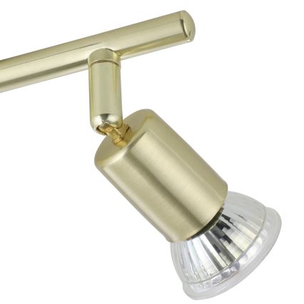 Eglo - LED-kohdevalaisin 2xGU10/2,8W/230V 3000K kulta