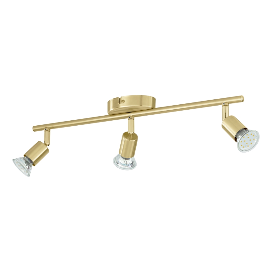 Eglo - LED-kohdevalaisin 3xGU10/2,8W/230V 3000K kulta