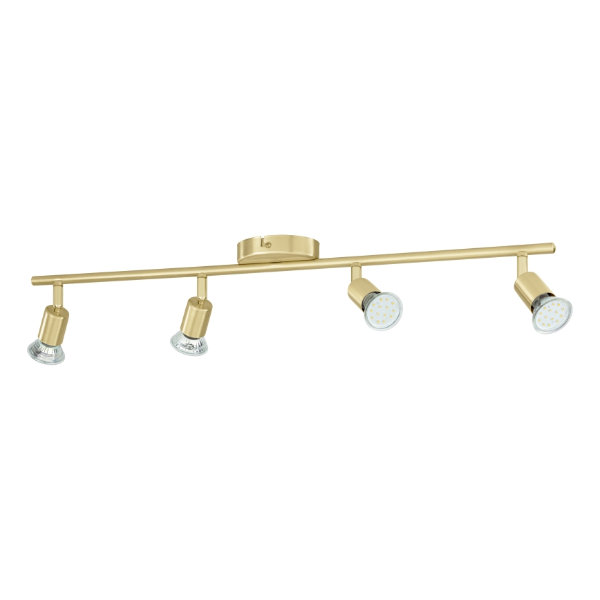 Eglo - LED-kohdevalaisin 4xGU10/2,8W/230V 3000K kulta