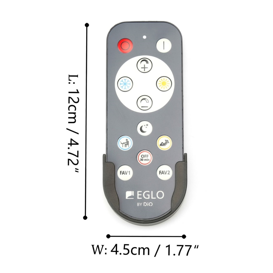 Eglo 33199 - Kaukosäädin FRANIA 1xCR2032