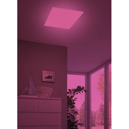 Eglo 33204 - LED RGBW Himmennysvalo SALOBRENA-C LED/34W/230V 2700-6500K + kauko-ohjaus