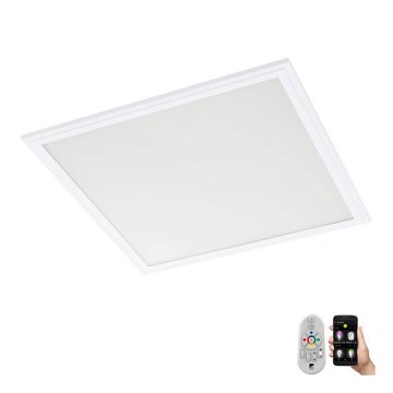 Eglo 33205 - LED RGBW Himmennysvalo SALOBRENA-C LED/21W/230V 2700-6500K + kauko-ohjaus