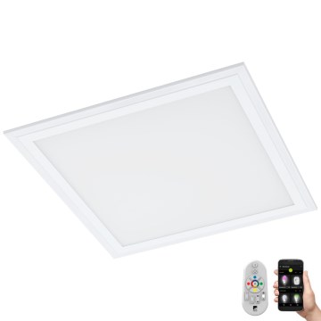 Eglo 33206 - RGBW Himmennettävä kattovalaisin SALOBRENA-C LED/16W/230V + kauko-ohjaus