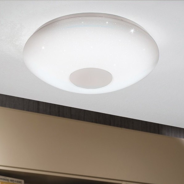 Eglo 33218 - LED RGBW himmennettävä kattovalaisin VOLTAGO-C LED/17W/230V 2700-6500K halkaisija 38 cm