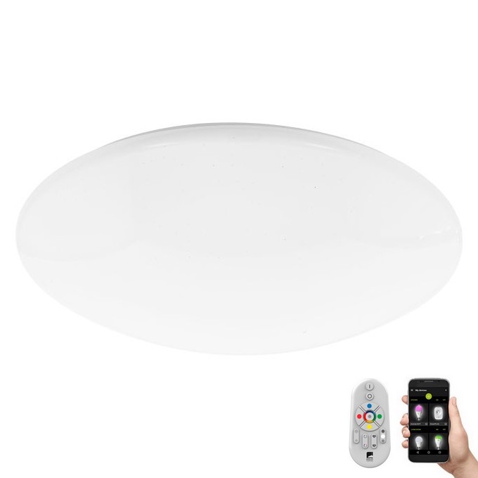 Eglo 33221 - LED RGBW Himmennettävä kattovalo TOTARI LED/34W/230V + kauko-ohjaus
